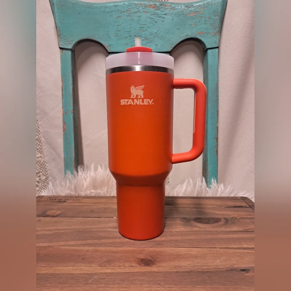 Stanley Bold Orange Travel Mug - Picture 2 of 7